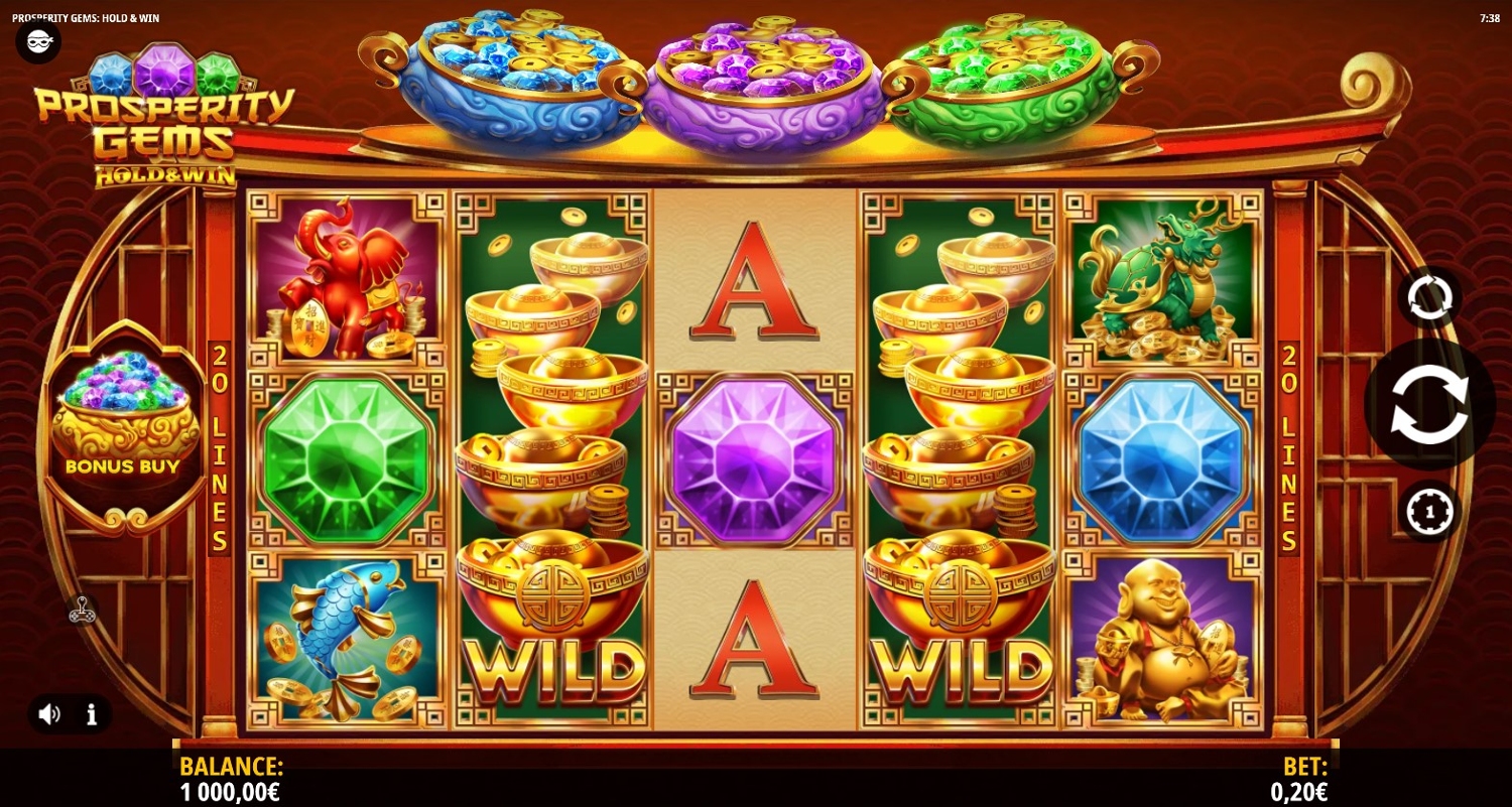 Prosperity Gems: Hold & Win