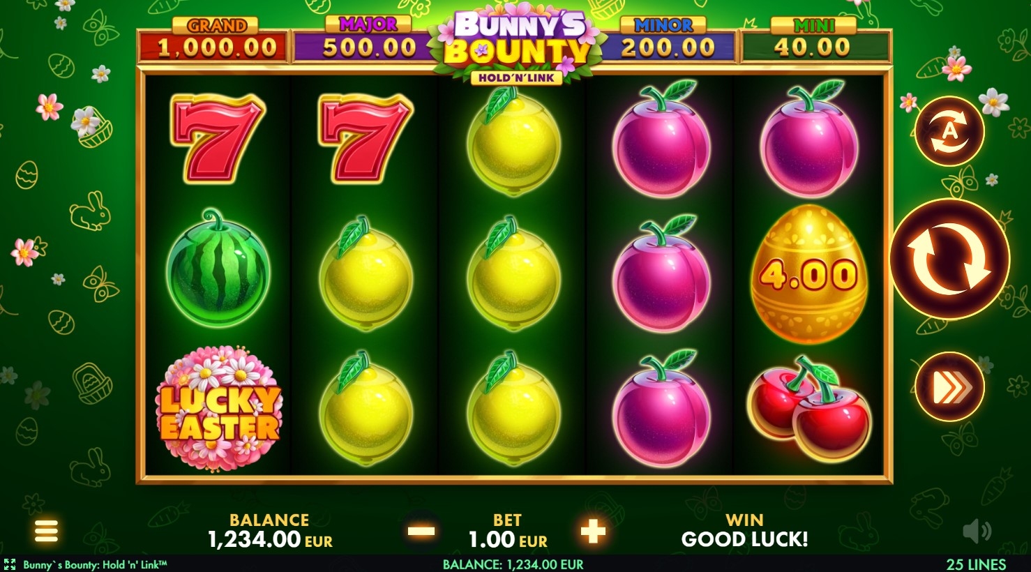 Bunny's Bounty: Hold 'N' Link
