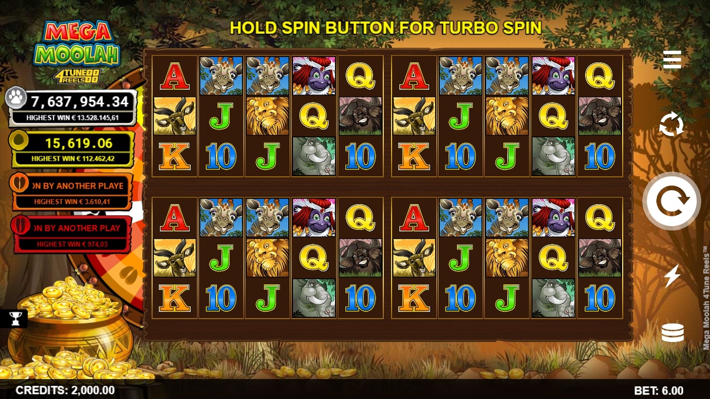 Mega Moolah 4Tune Reels