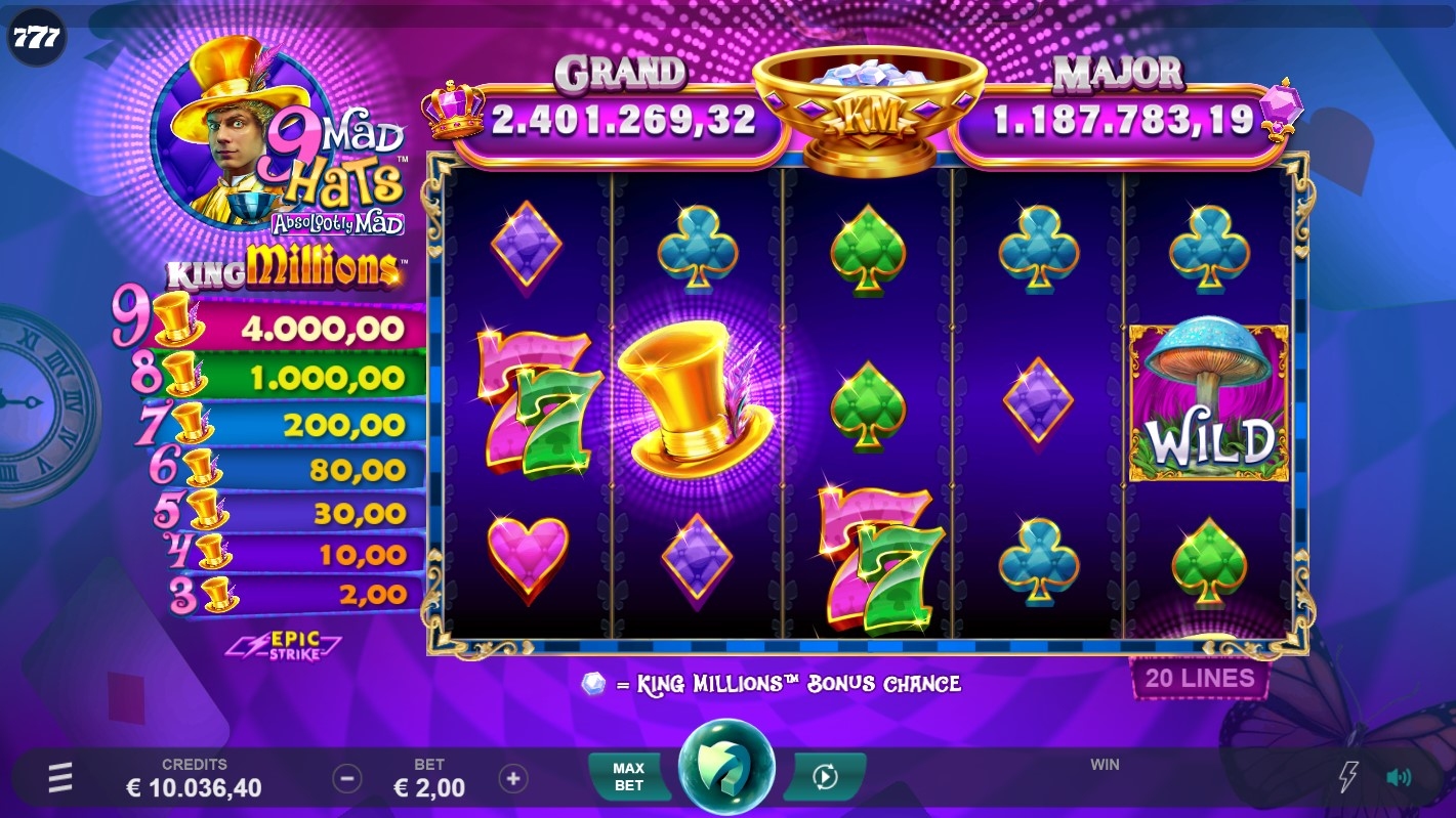 9 Mad Hat King Millions