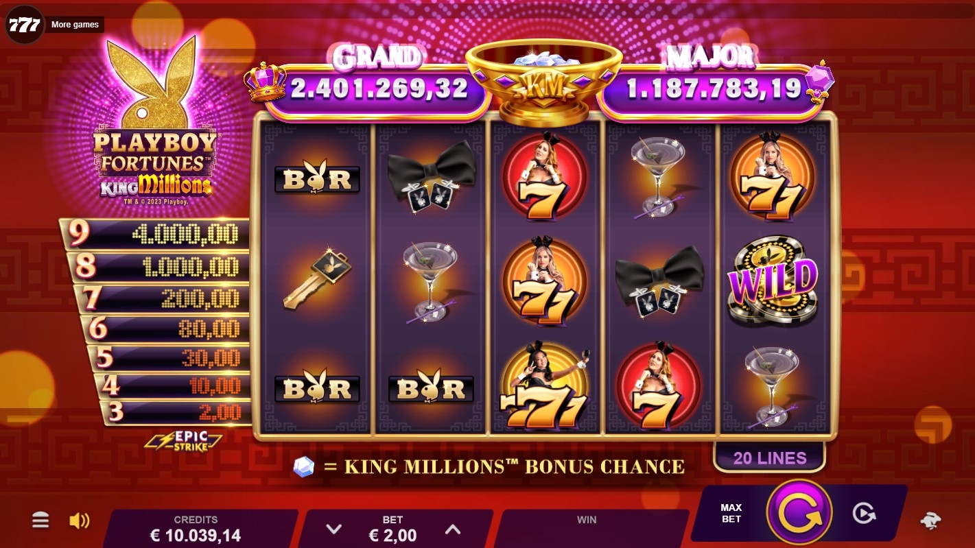 Playboy Fortunes King Millions