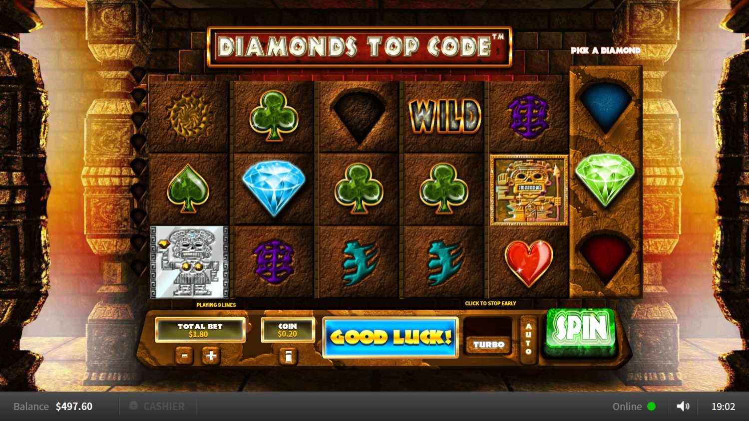 Diamonds Top Code
