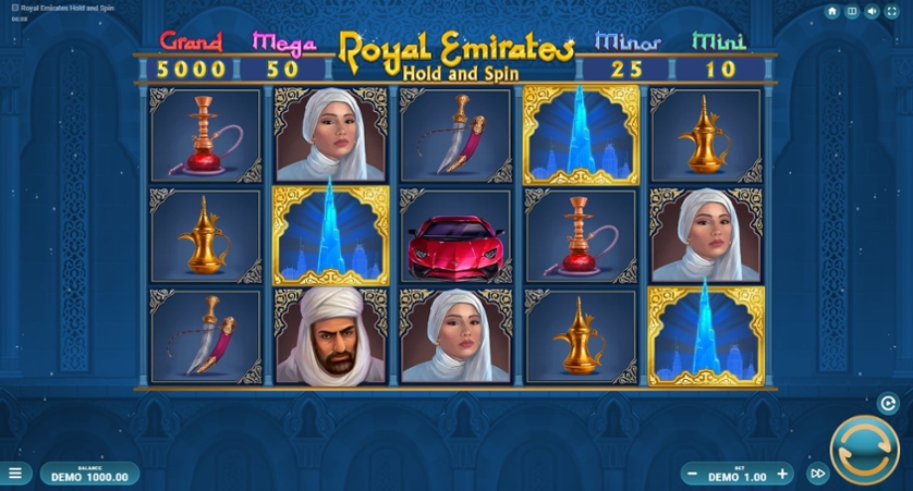 Royal Emirates Hold and Spin