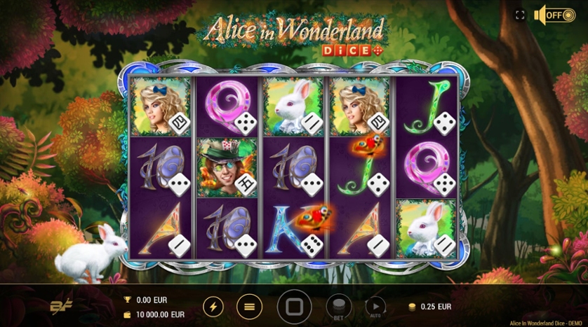 Alice in Wonderland Dice