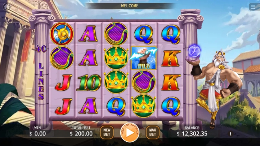 King of the God Zeus Lock 2 Spin