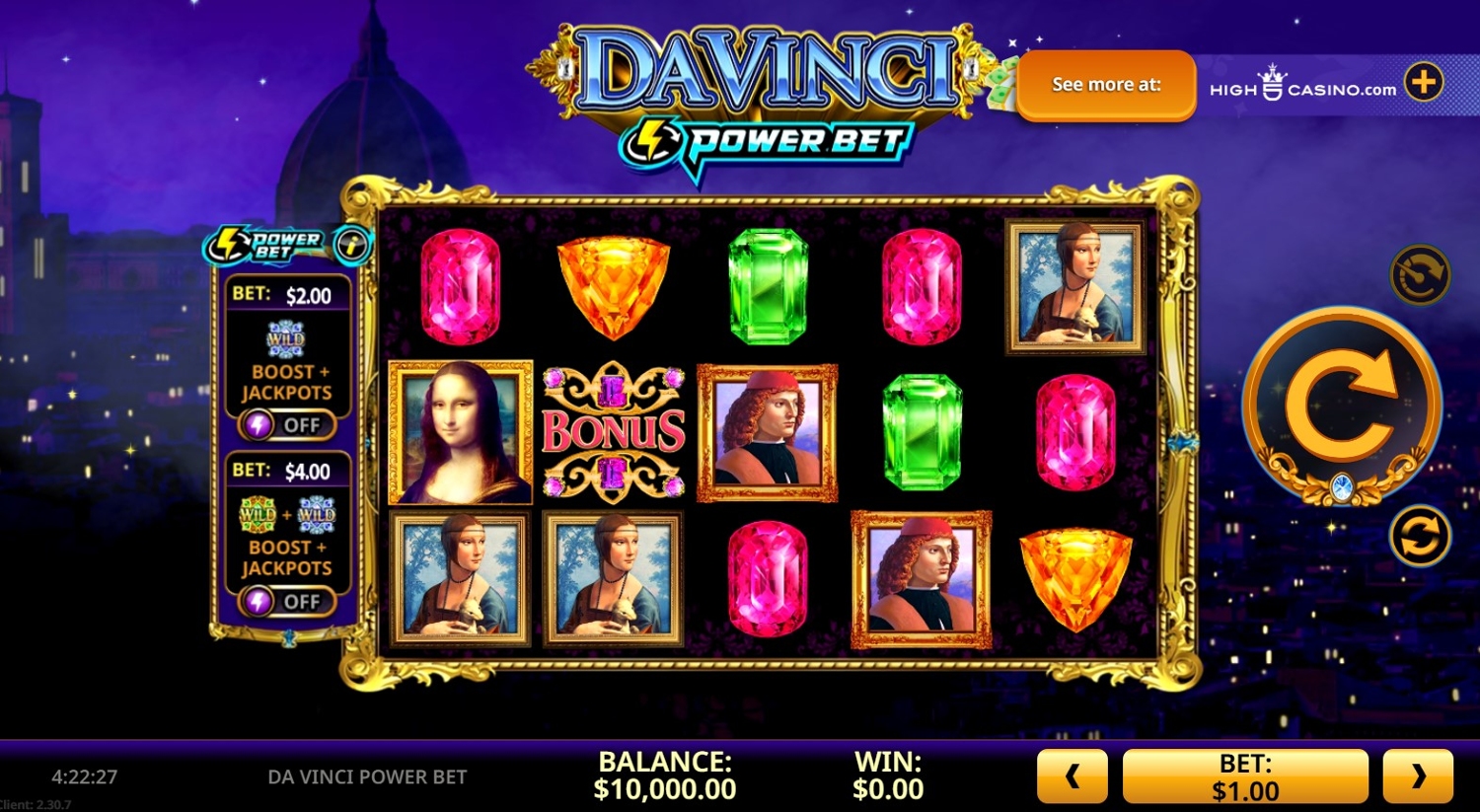 Da Vinci Power Bet