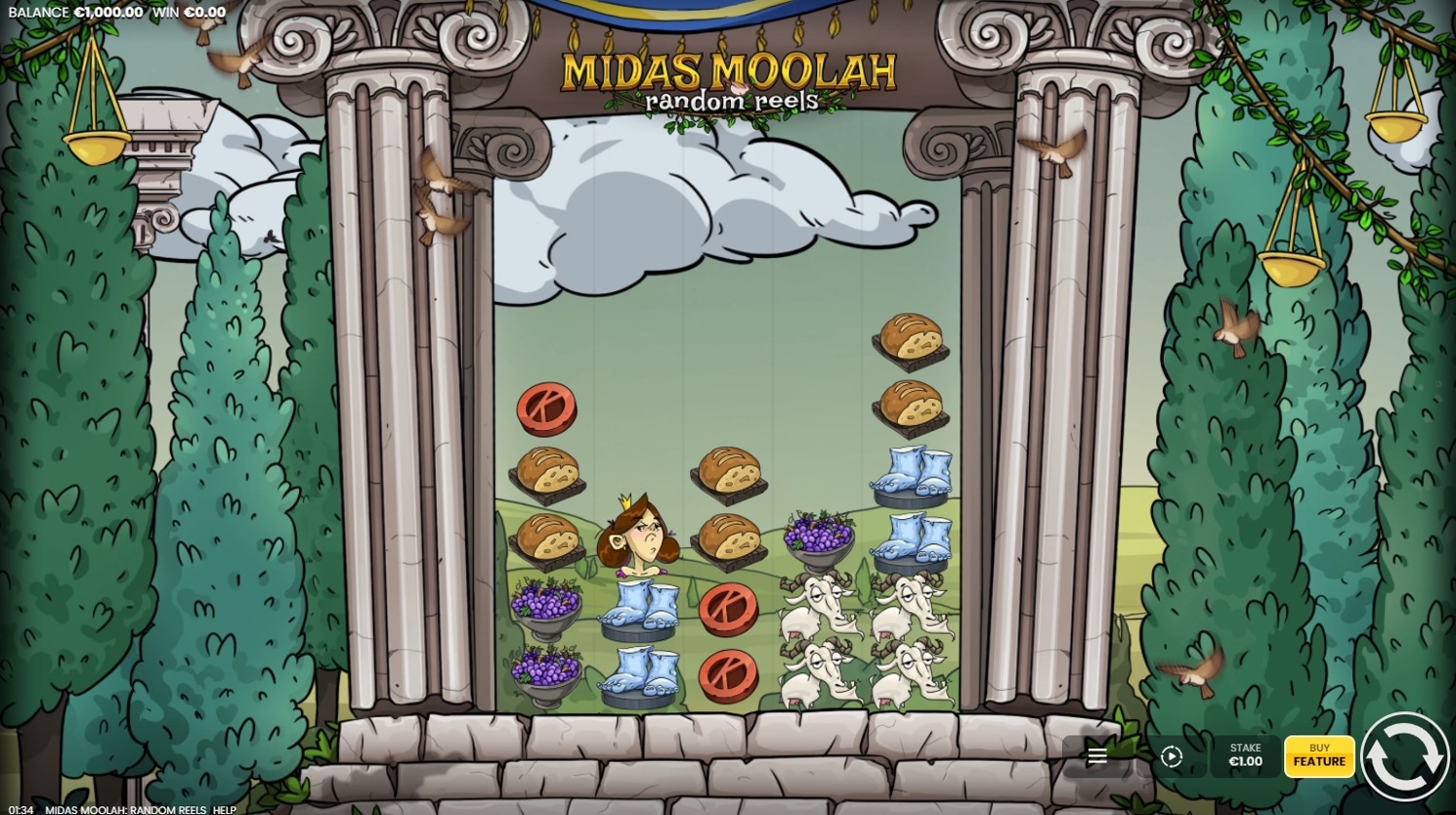 Midas Moolah Random Reels