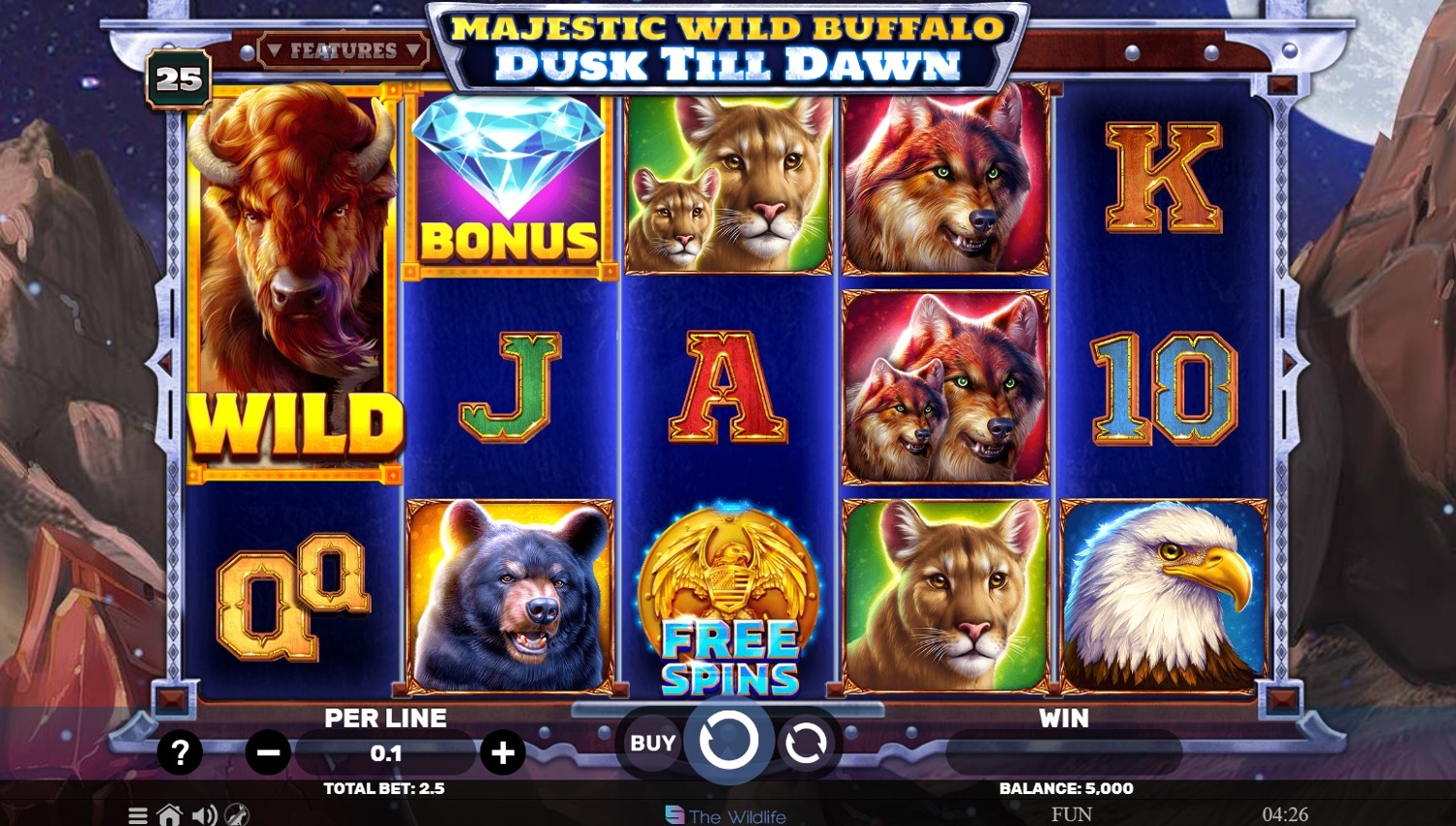 Majestic Wild Buffalo - Dusk Till Dawn