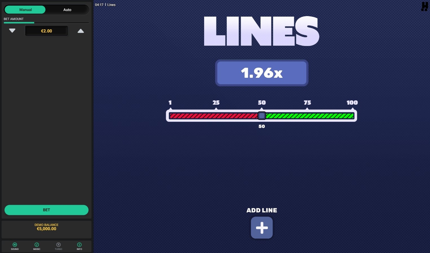 Lines (Hacsaw Gaming)