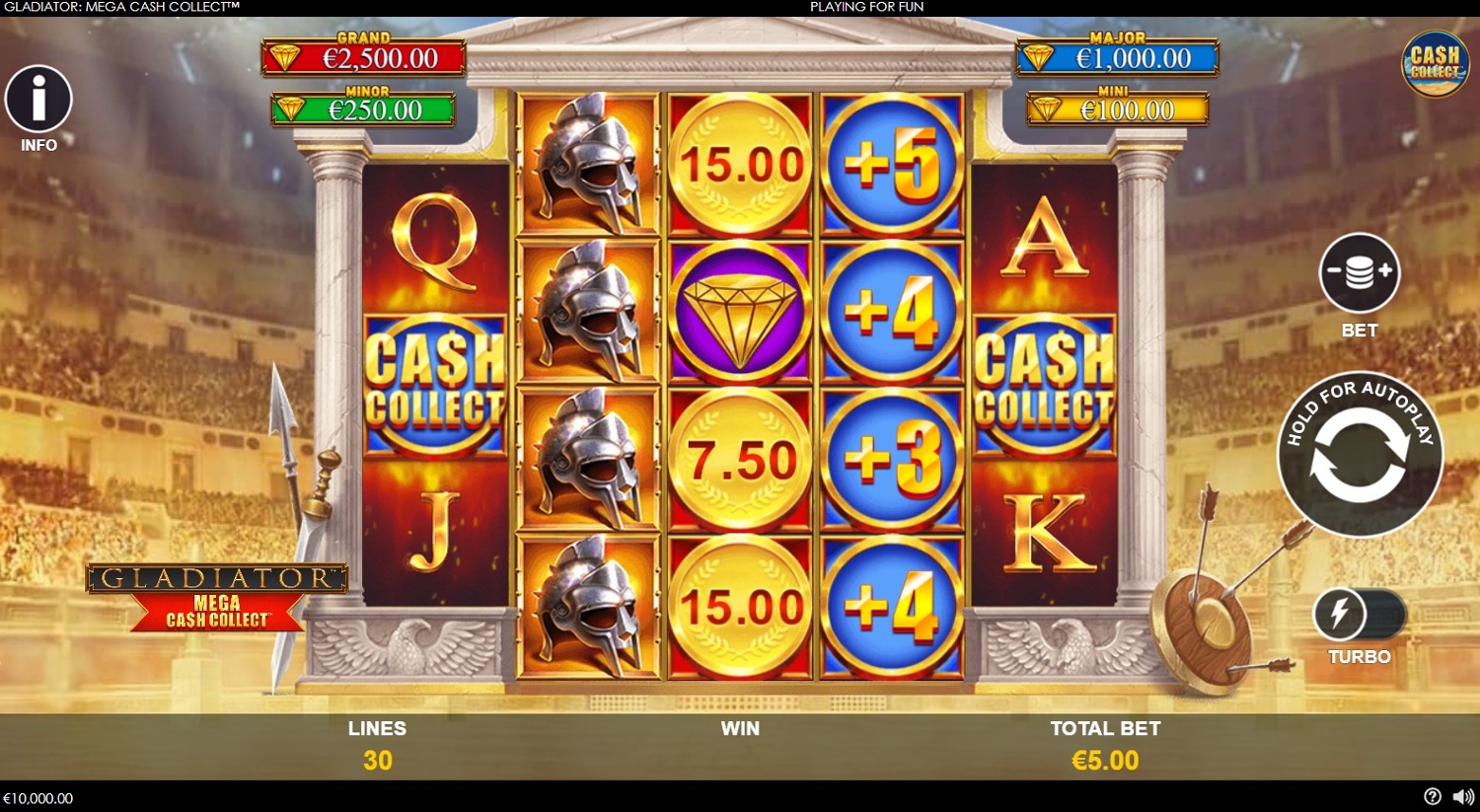 Gladiator: Mega Cash Collect