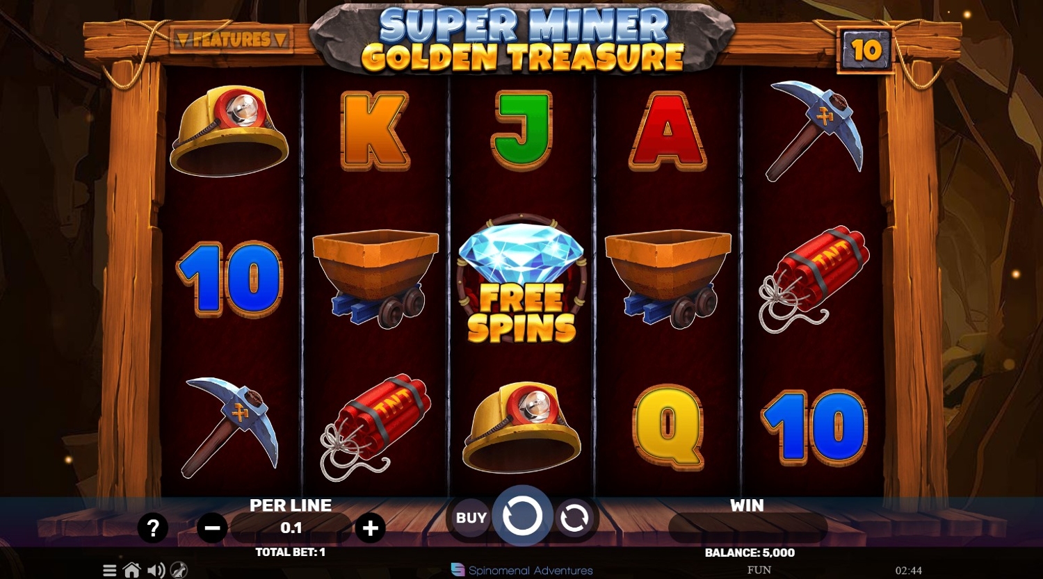 Super Miner Golden Treasure