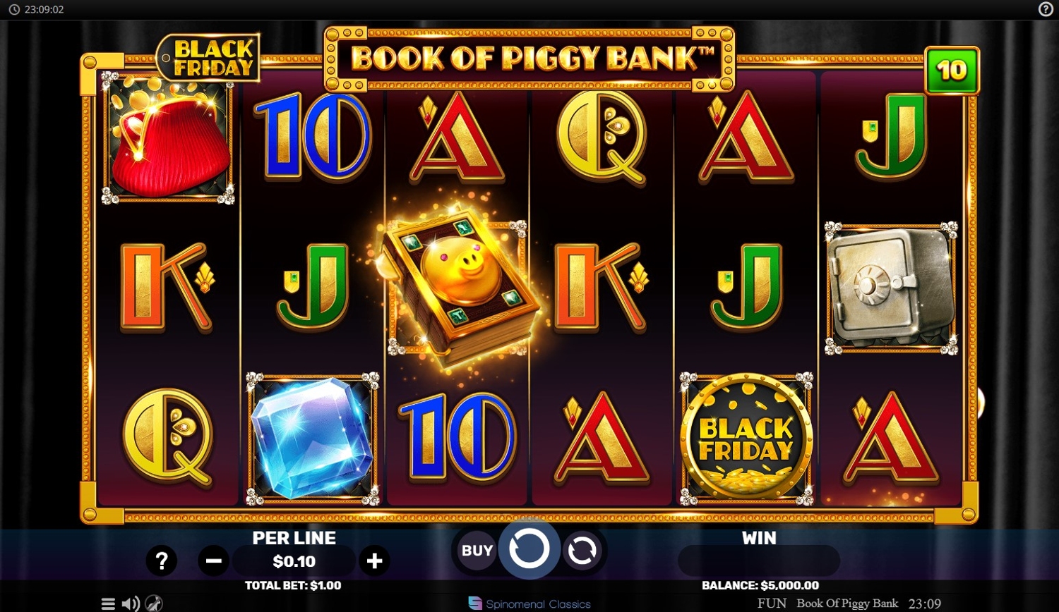 Book Of Piggy Bank - Black Friday