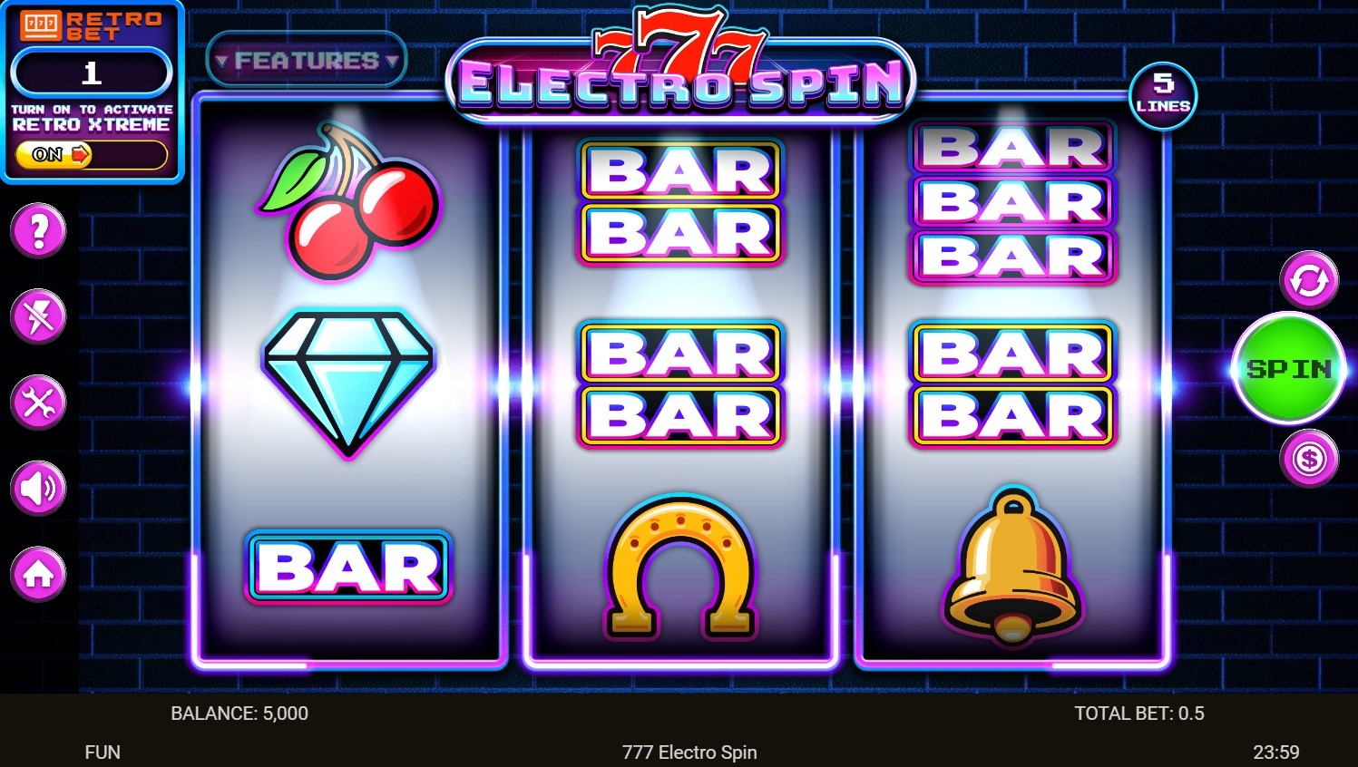 777 Electro Spin