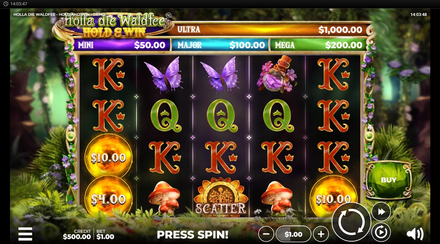 Holla die Waldfee Hold and Win