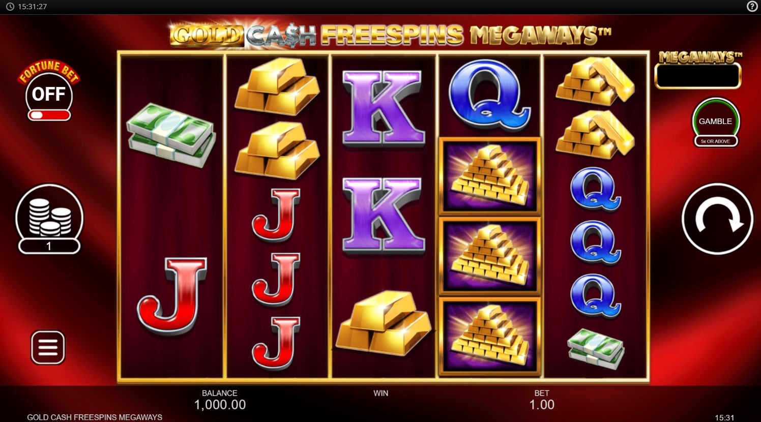 Gold Cash Freespins Megaways