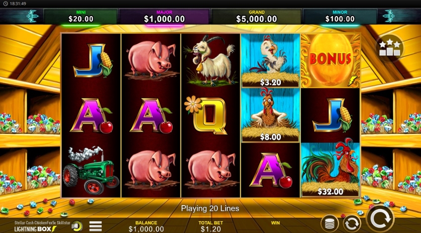 Stellar Cash Chicken Fox