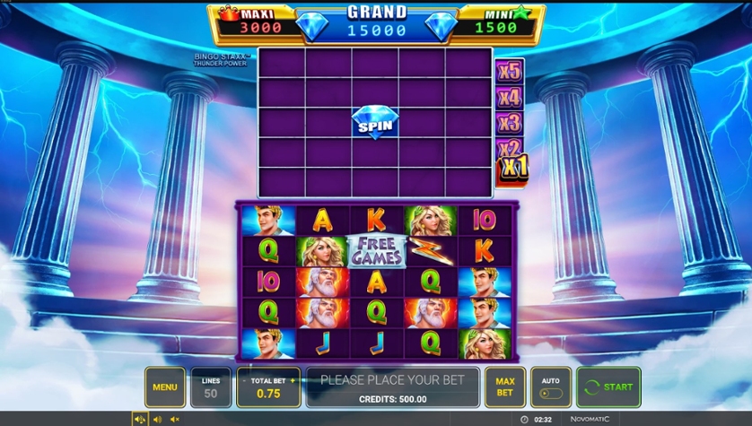 Bingo Staxx Thunder Power