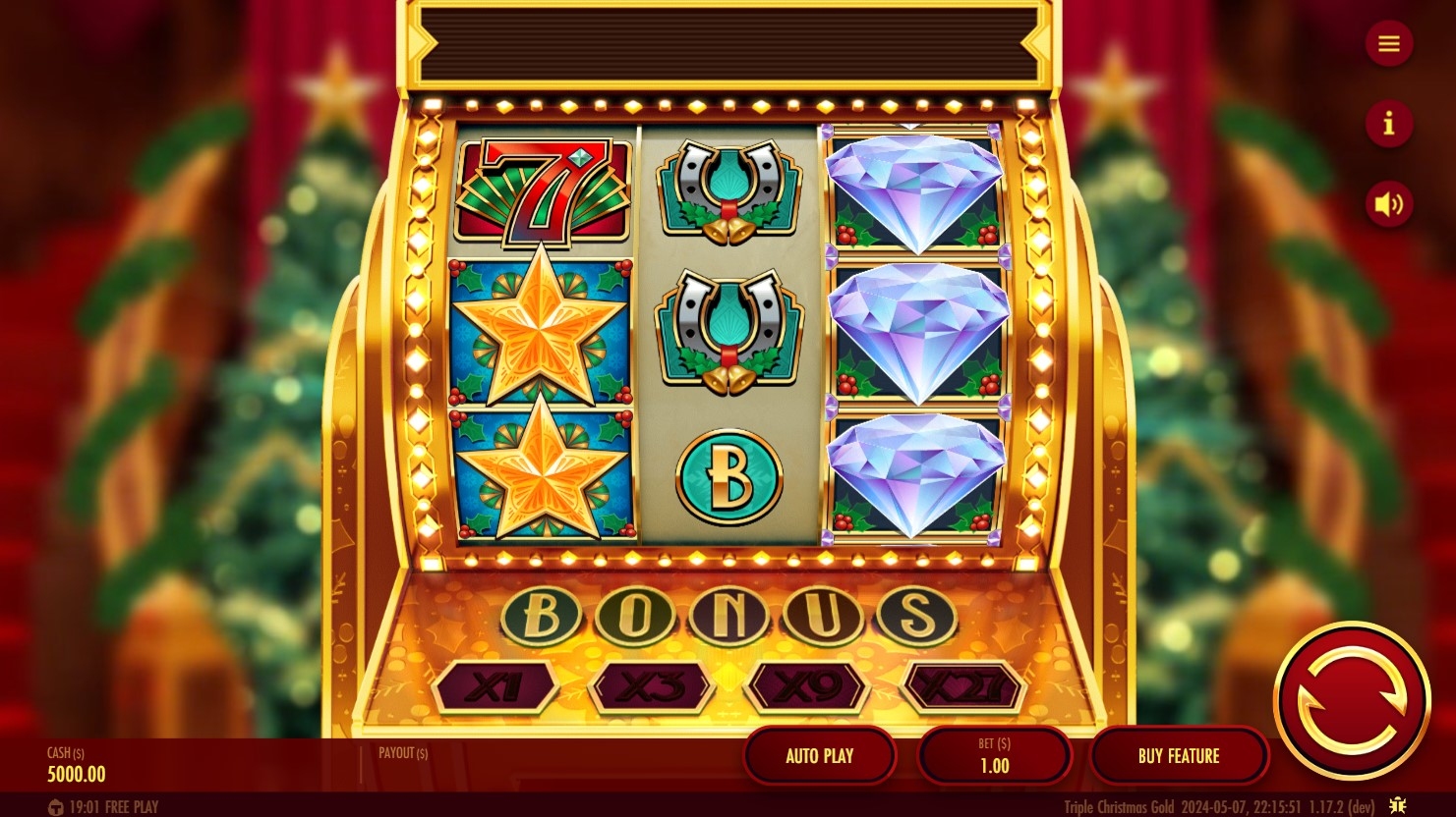 Triple Christmas Gold