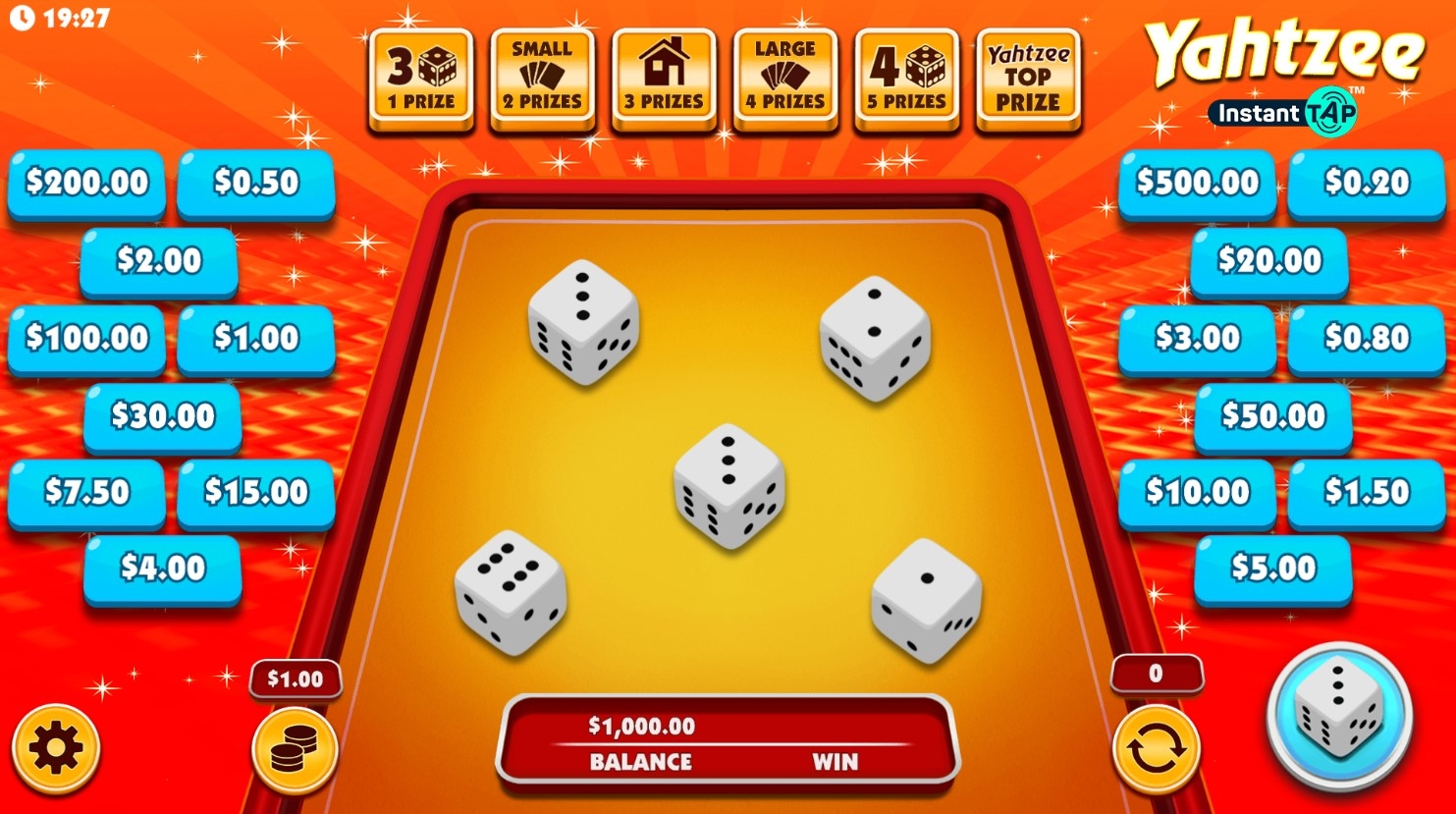 Yahtzee Instant Tap