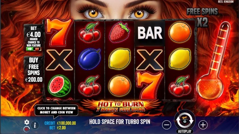 Hot to Burn 7 Deadly Free Spins