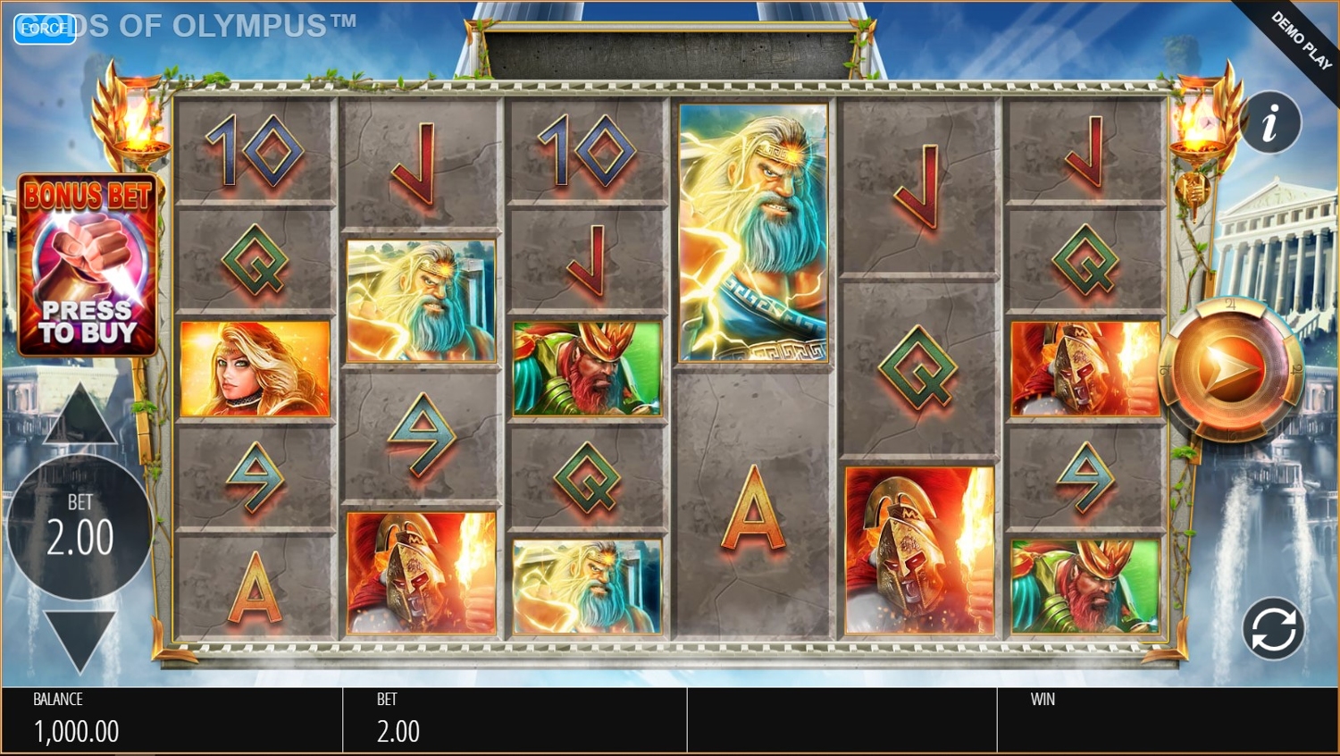 Gods of Olympus Megaways