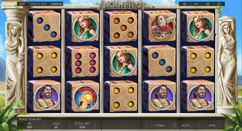Ancient Troy Dice