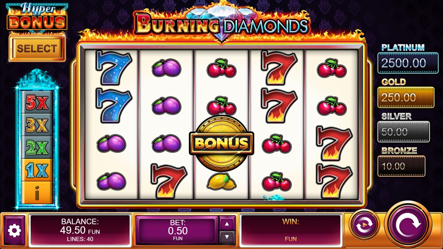 Burning Diamonds