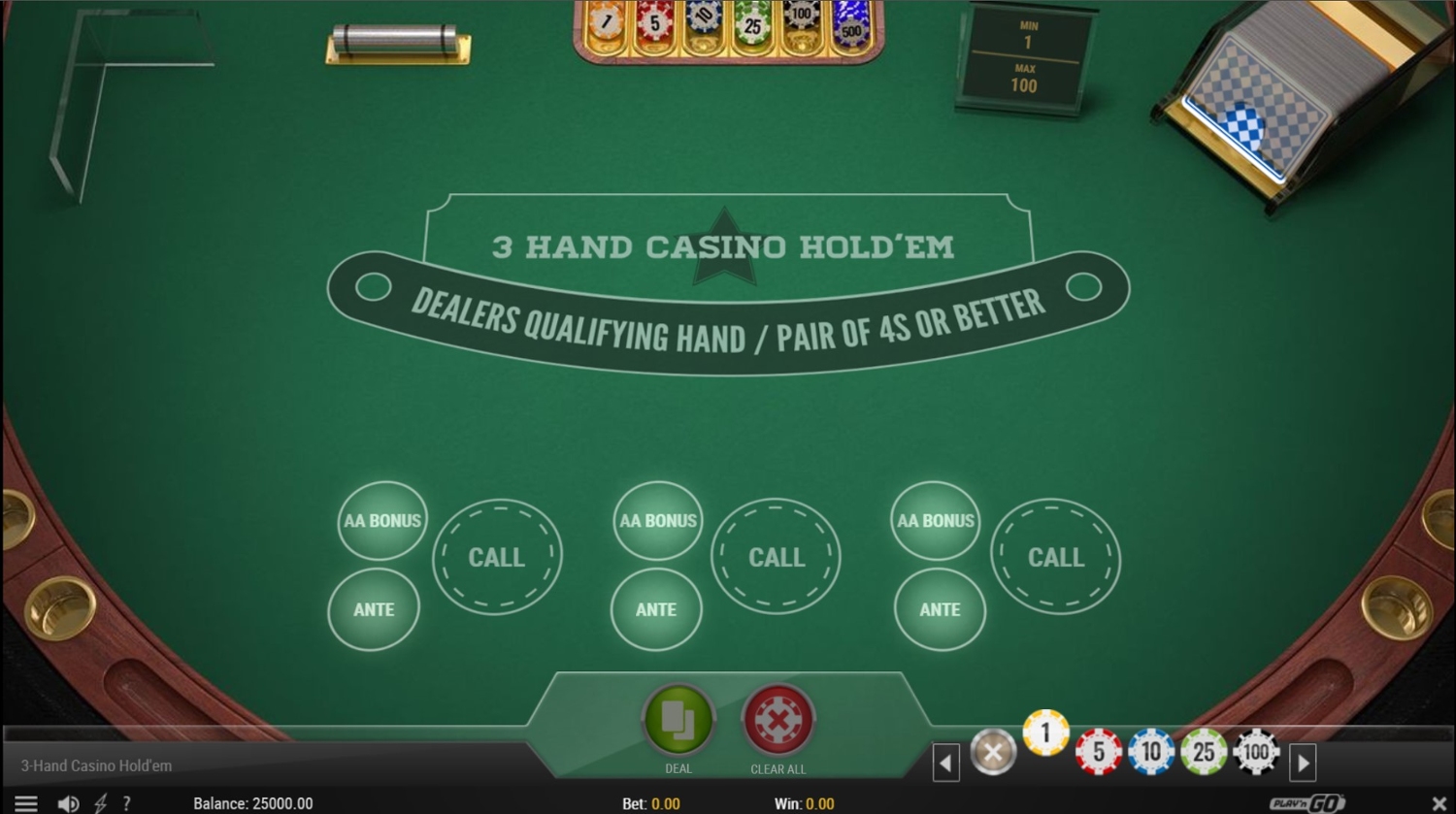 3 Hand Casino Holdem