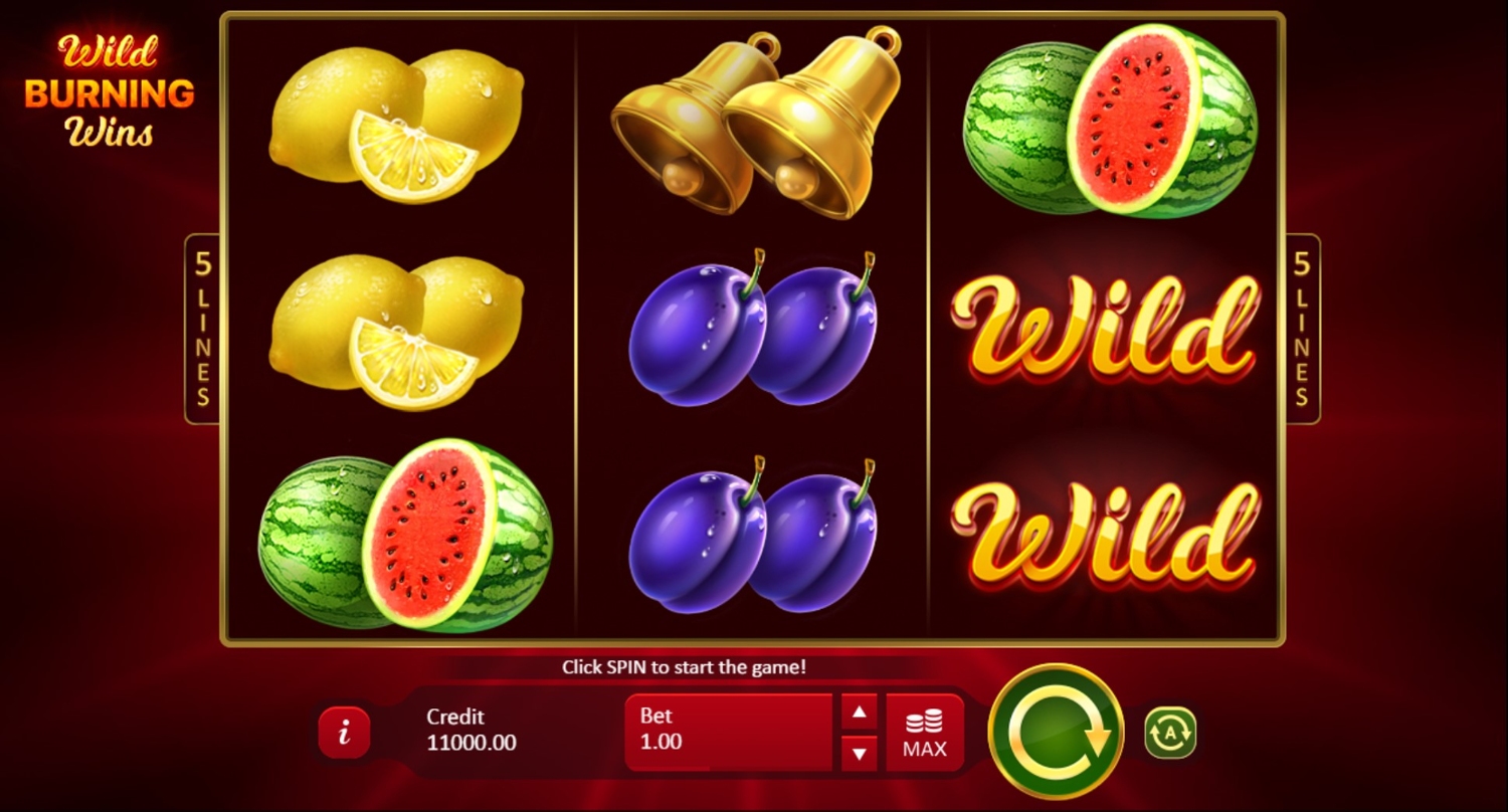 Wild Burning Wins: 5 Lines