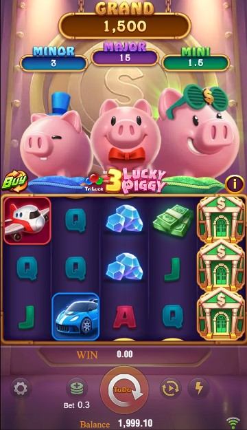 3 Lucky Piggy