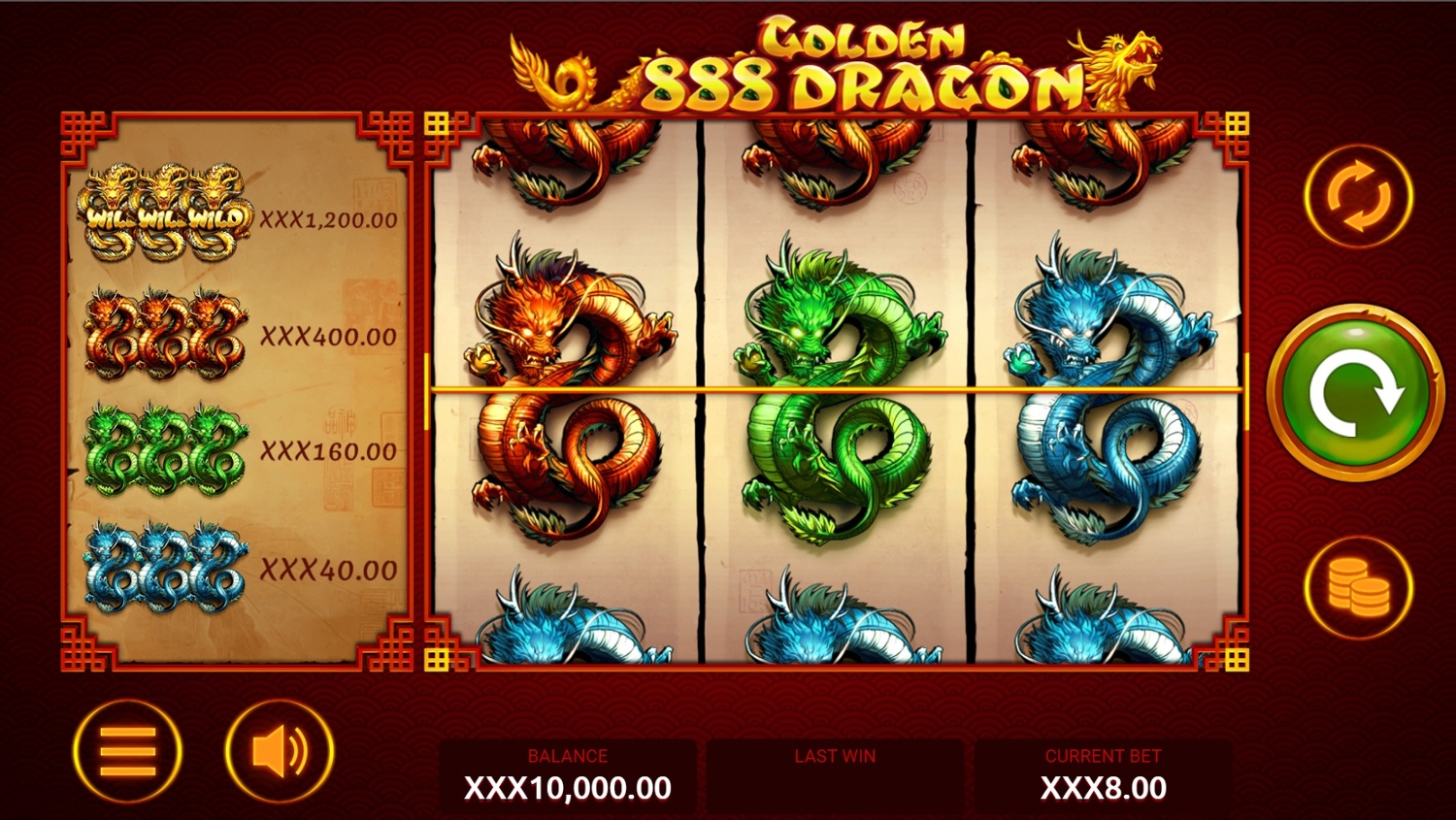 888 Golden Dragon