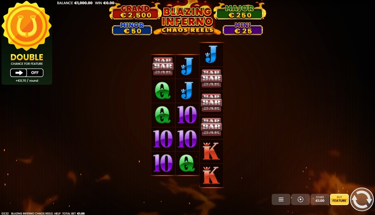 Blazing Inferno Chaos Reels
