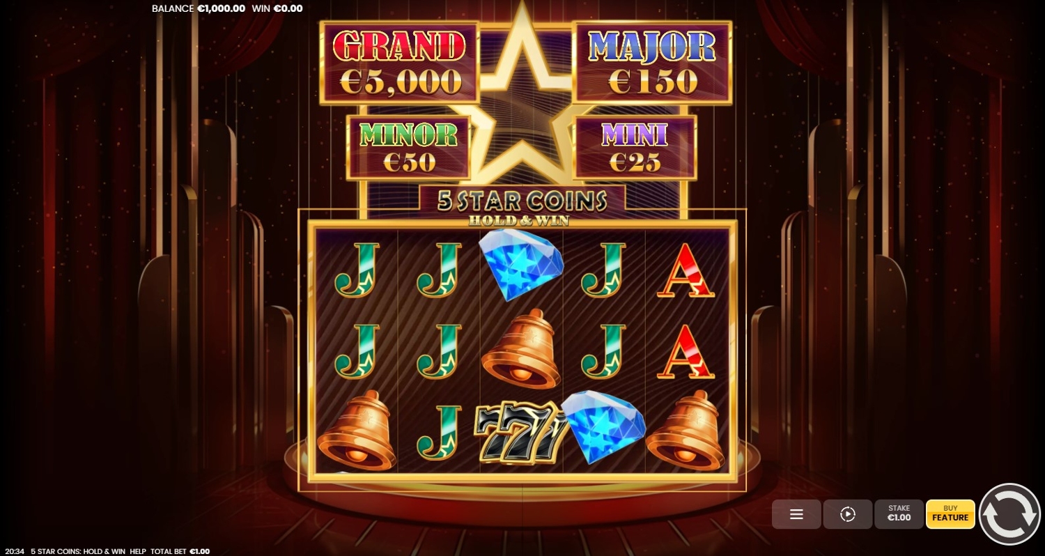 5 Star Coins: Hold and Win