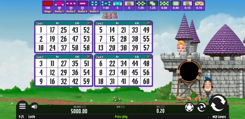 Castle Bingo