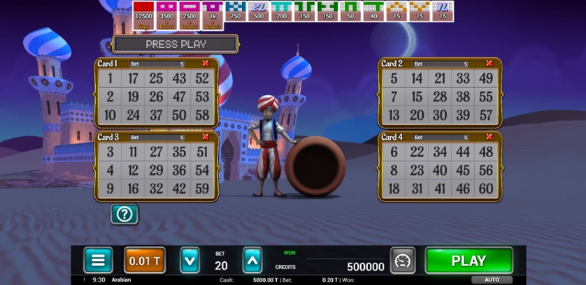 Arabian Bingo