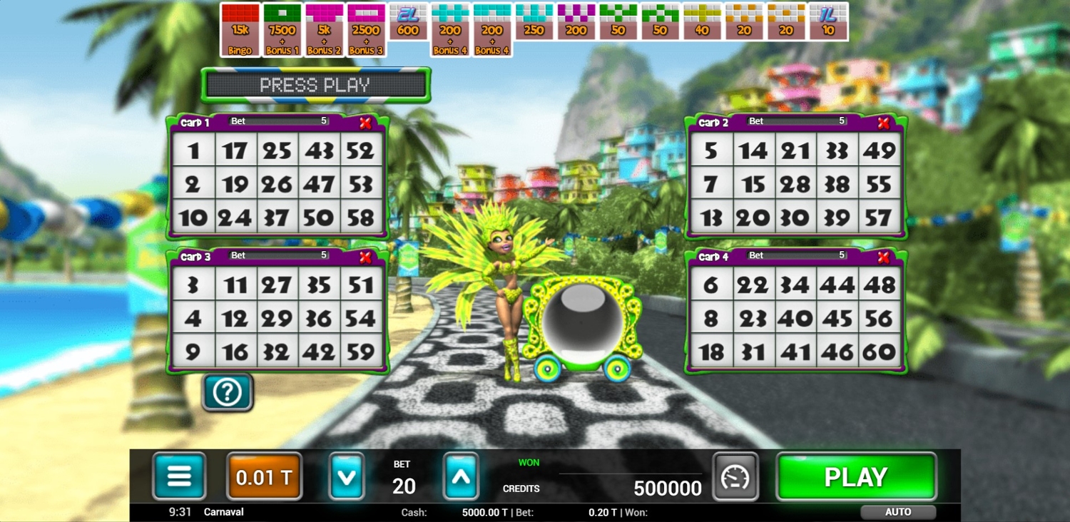 Carnaval Bingo