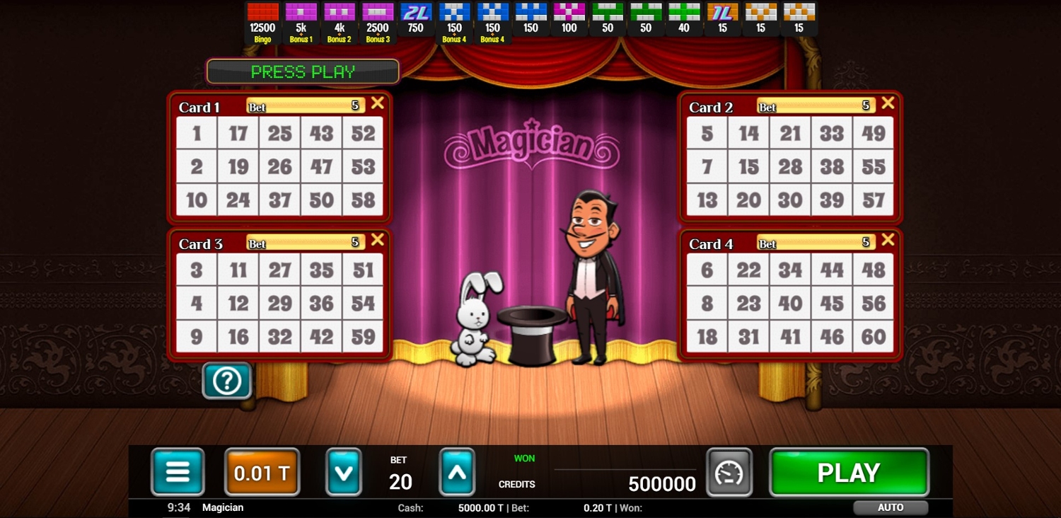 Magician Bingo