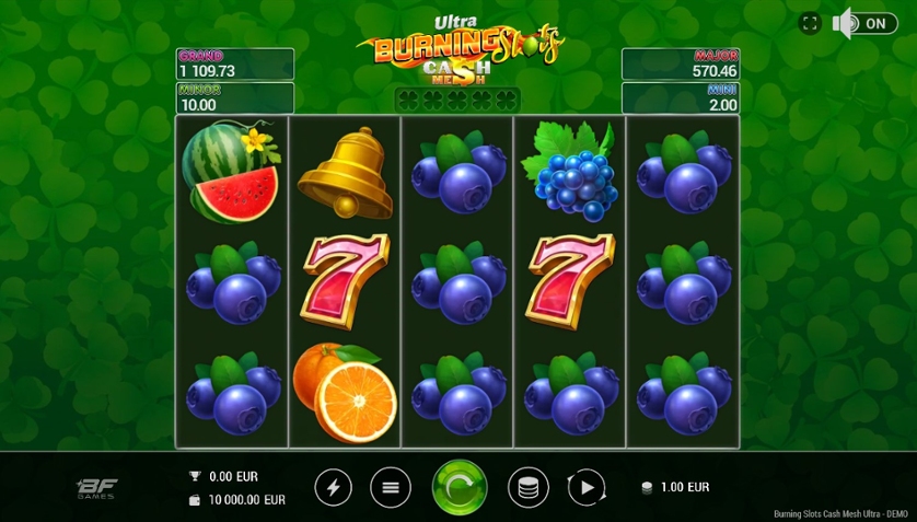 Ultra Burning Slots Cash Mesh