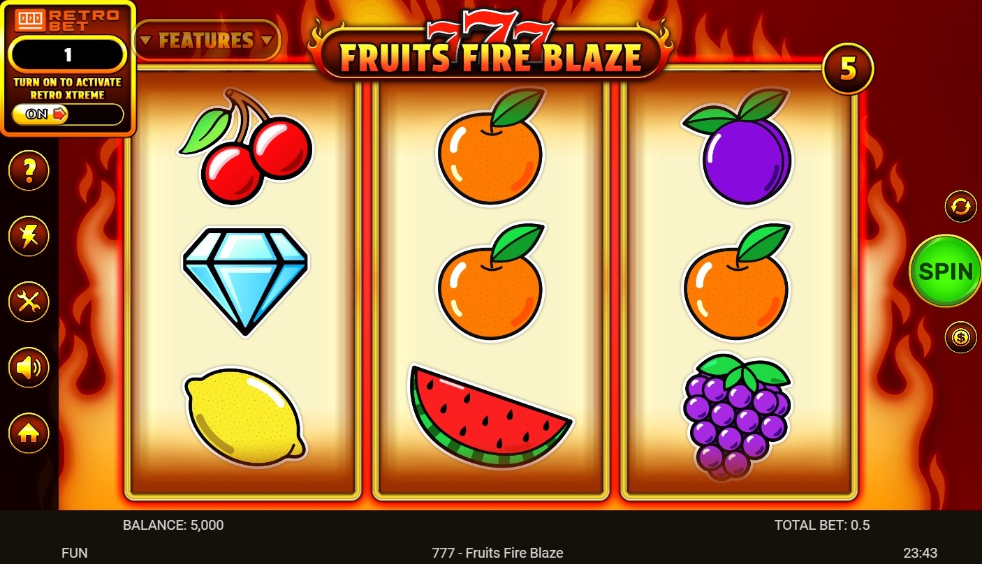 777 - Fruits Fire Blaze