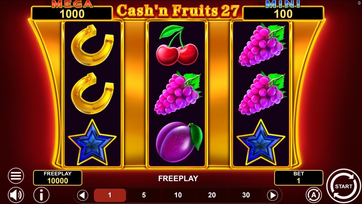 Cash'n Fruits 27 Hold And Win