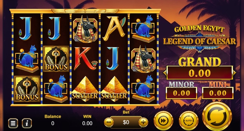 Golden Egypt Legend of Caesar