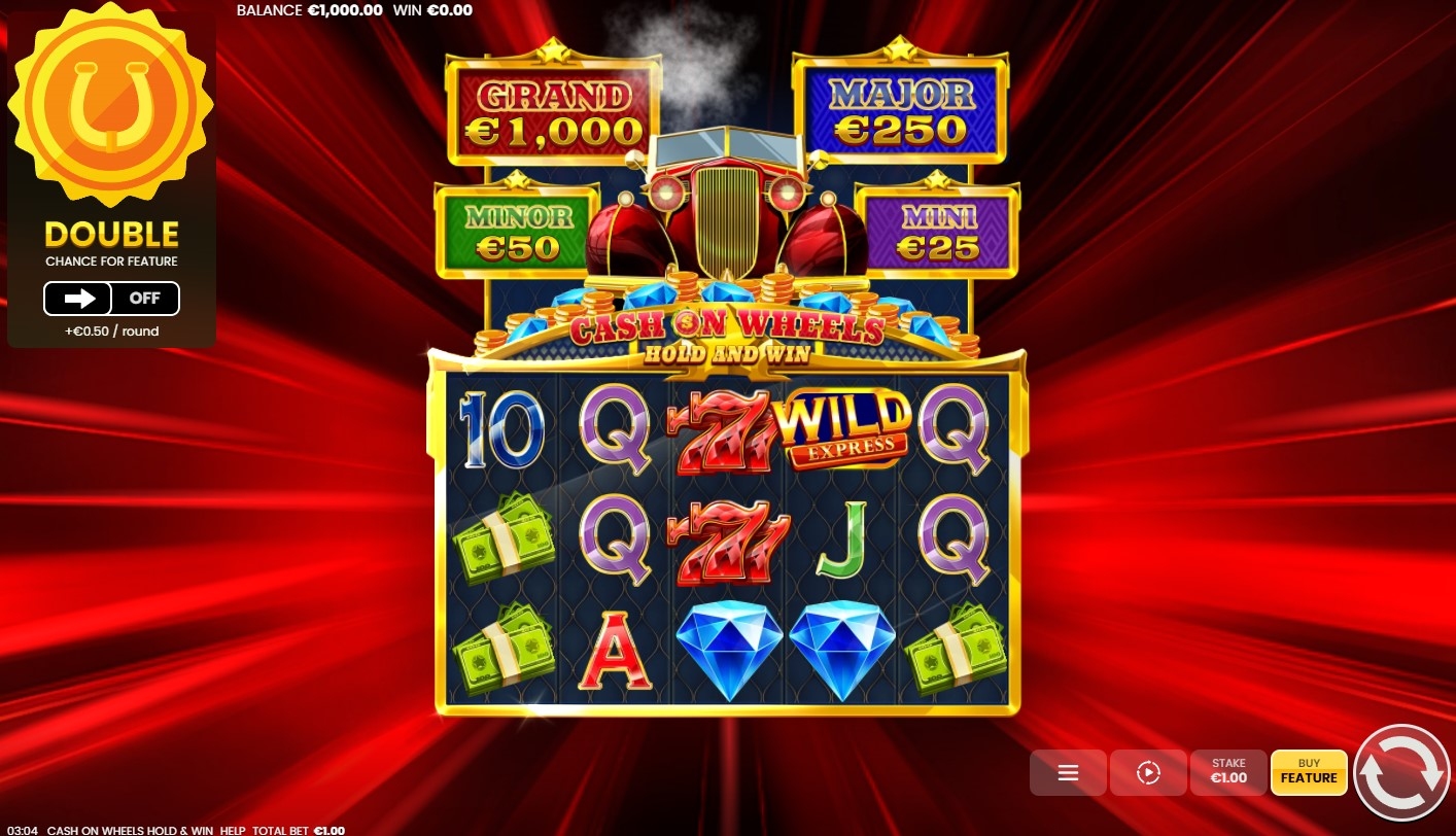 Cash on Wheels Hold and Win