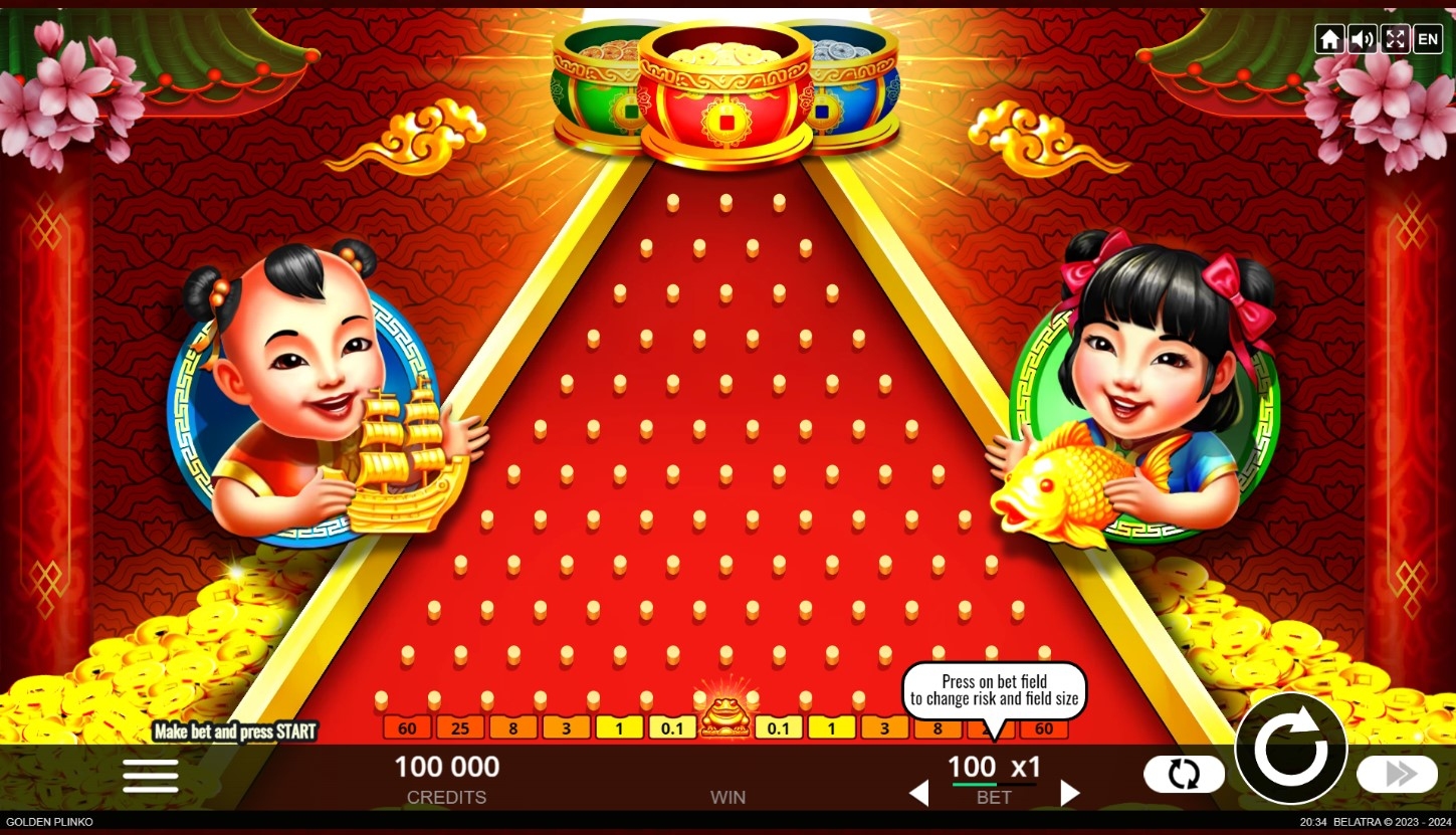Golden Plinko