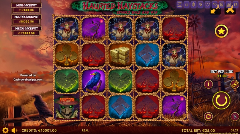 Haunted Haystacks - Spooky Hold and Win