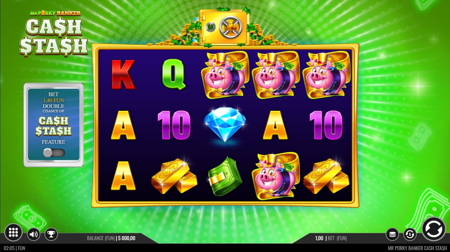 Mr Porky Banker Cash Stash